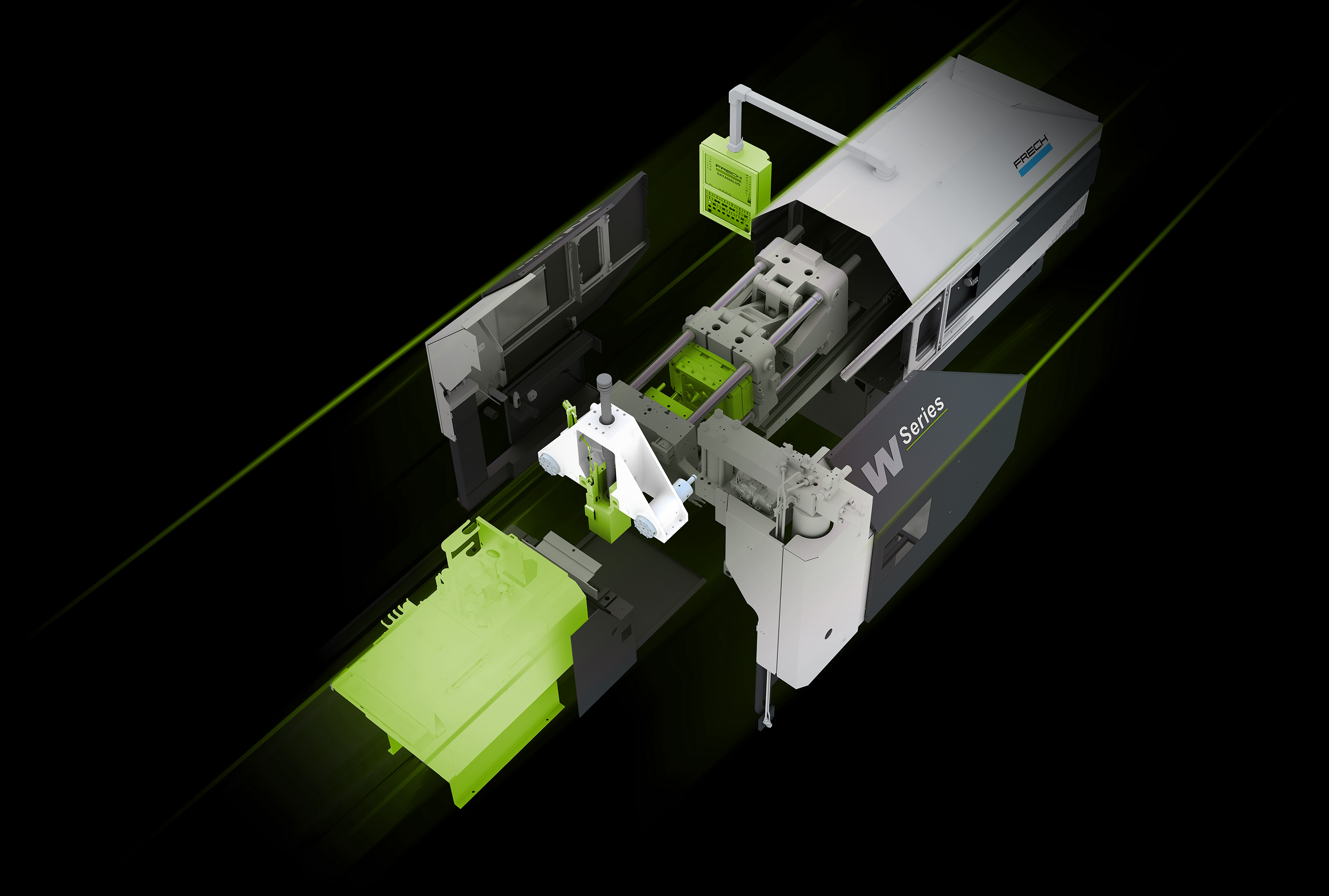 Frech-Giessmaschine schematisch
